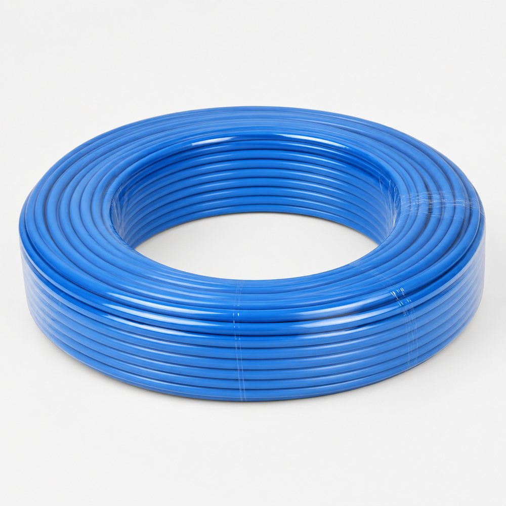 Blue PA nylon pneumatic tube reel